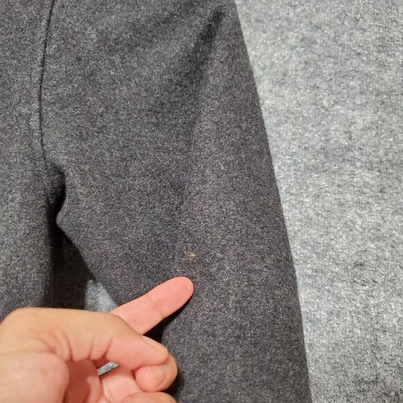 Alpha Industries Jacket Mens Small Gray Black Wool Blend Outdoor Classic Grunge - Picture 11 of 11